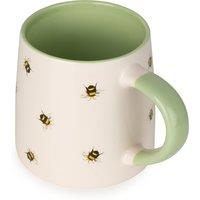 Bees' Mug in Soft Green