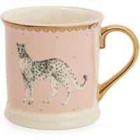Cheetah Tankard Mug in Pink