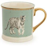 Tiger Tankard Mug in Teal