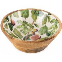 Medium 'Figs' Mango Wood Serving Bowl