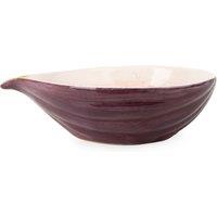 Fig Shaped Ceramic Serving Bowl