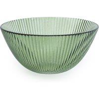 Set of 3 Ridged Glass Bowls