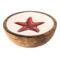 Small 'Starfish' Mango Wood Serving Bowl