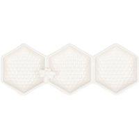 3-Section Dip Dish Tray with Embossed Bees
