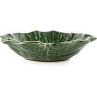 21cm Green Leav Serving Plate