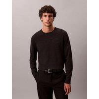 Merino Wool Jumper with Crew Neck