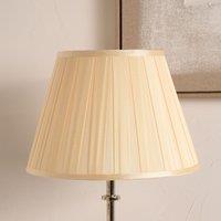 30cm Silk Box Pleat Tapered Lampshade