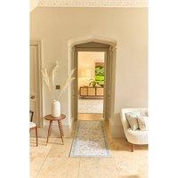 English Floral Eco-Washable Runner Rug