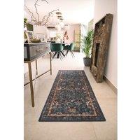 Midnight Paisley Eco-Washable Runner Rug