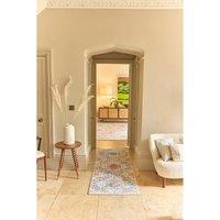 Modern Damask Eco-Washable Runner Rug