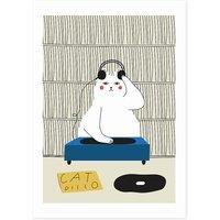 Disco Cat by Seekprint