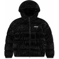 High Shine Padded Jacket with Hood
