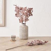 Set of 6 82cm Mulberry Brown Maple Leaf Stems