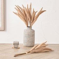 Set of 6 63cm Natural Apricot Foxtail Hand-Tied 3 Stem Bundles