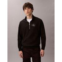 Half Zip High Neck Sweatshirt
