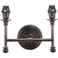 Antique Bronze Metal Double Wall Light