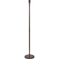 Antique Bronze Metal Candlestick Floor Lamp Base