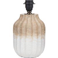 Ombre Textured Stoneware Table Lamp Base