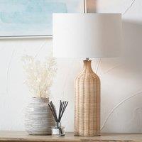 Rattan Bottle Table Lamp