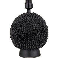 Black Ceramic Sea Urchin Table Lamp Base