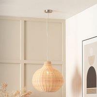 Rattan Drop Pendant Light