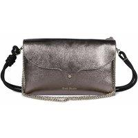 Week Clutch Bag in Metallic Leather