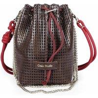 Bibi Bucket Bag in Perforated Leather
