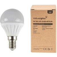 Set of 2 4W SES LED Globe Bulbs in Cool White