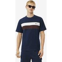 Colour Block T-Shirt with Short Sleeves