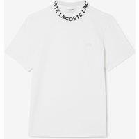 Regular Fit Stretch T-Shirt with Jacquard Collar