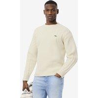 Crew Neck Jumper with Relaxed Fit in Fluffy Wool Blend
