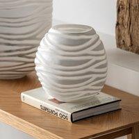 Andorra Handblown 20cm Carved Glass Vase