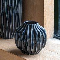 Organic 17cm Ribbed Vase