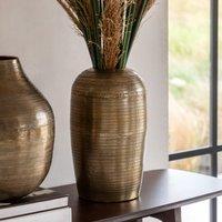 Zahara 38cm Hammered Metal Vase