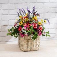 52cm Artificial Mixed Floral Container