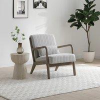 Ezra Chenille Stripe Armchair