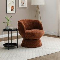 Flora Chenille Swivel Chair