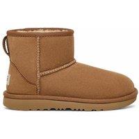 Kids Classic Mini II Ankle Boots with Faux Fur Lining