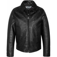 Leather Collared Jacket