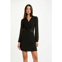 Mini Skater Dress with Long Sleeves