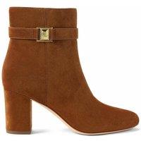Kellie Suede Ankle Boots with Block Heels
