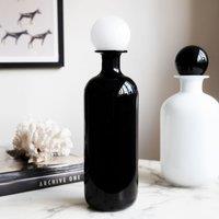 Apothecary Bottle Vase in Black/White