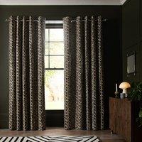 Midnight Daisy Eyelet Curtain