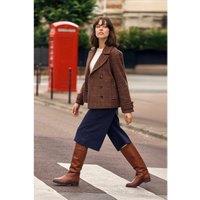 Natalia Checked Coat