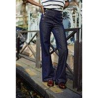 Paulie Wide Leg Sailor Jeans