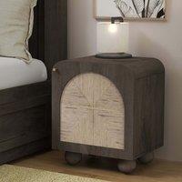 Tropika Jute & Mango Wood Cupboard Side Table