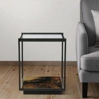 Astra Ombre Metallic Square Side Table