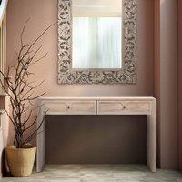 Talin Mango Wood 2 Drawer Console Table