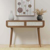 Ozen Stone & Mango Wood Console Table