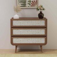 Ozen Stone & Mango Wood 3 Drawer Chest